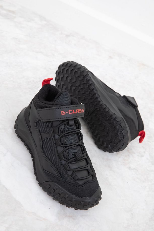 Siyah-Siyah Çocuk Bot & Bootie 19860 - 3