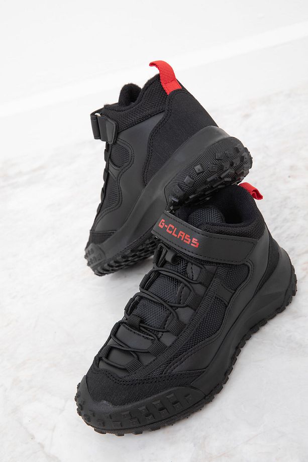Siyah-Siyah Çocuk Bot & Bootie 19860 - 2