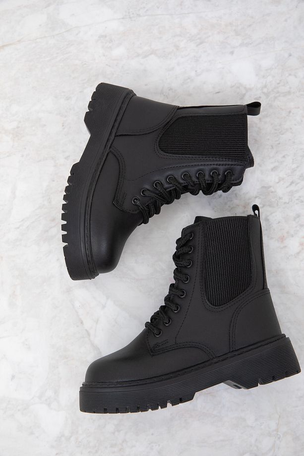Siyah Çocuk Bot & Bootie 19858 - 4