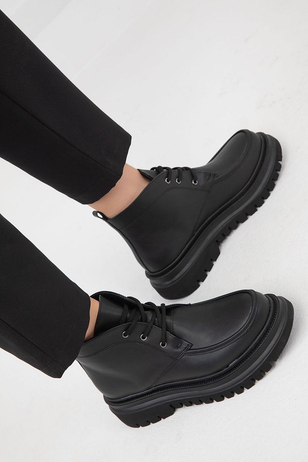 Siyah Kadın Bot & Bootie 19875 - 5