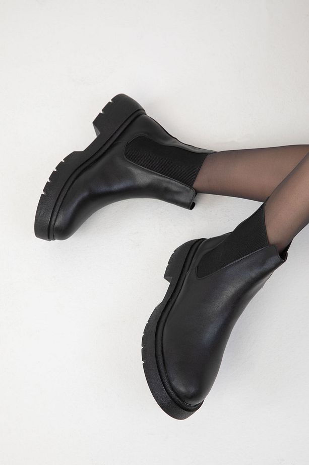 Siyah Kadın Bot & Bootie 19886 - 2