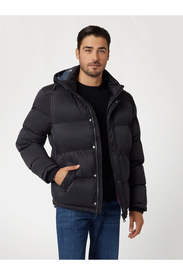 STRETCH PUFFA JACKET - RECY STRETCH POLY 90 - 1