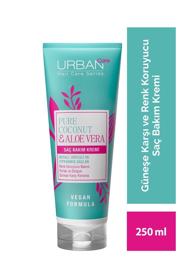 Pure Coconut&aloe Vera Color Protective Hair Care Cream Special for Dyed Hair-250ml-vegan