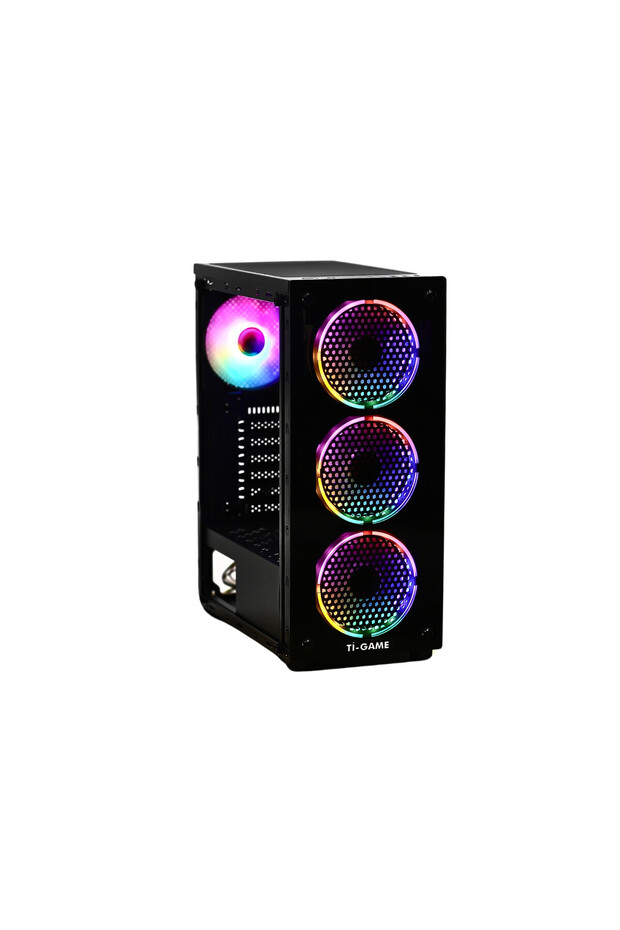 Tİ-GAME GRİM 4 RGB FAN BLACK MESH GAMING KASA POWER YOK - 3
