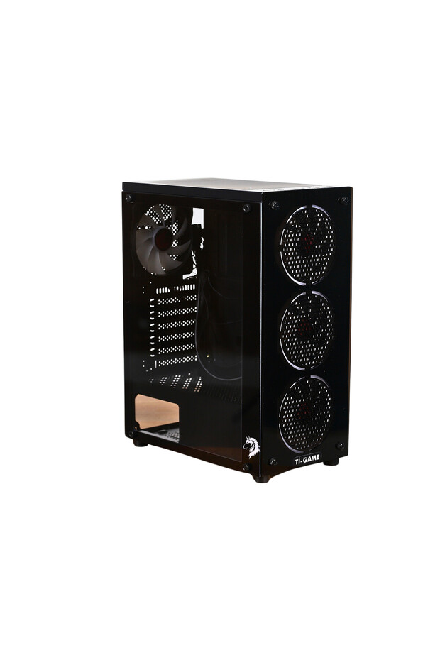 Tİ-GAME GRİM 4 RGB FAN BLACK MESH GAMING KASA POWER YOK - 1