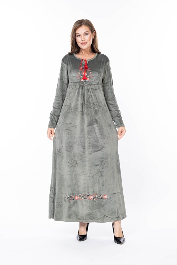 ROCHIE DE CATIF DE DAMĂ MÂNECĂ LUNGĂ - 8