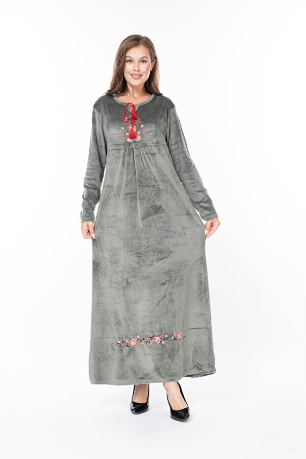 ROCHIE DE CATIF DE DAMĂ MÂNECĂ LUNGĂ - 4