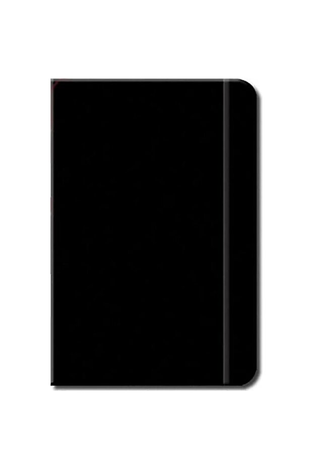 16x22.5 Lastikli Kara Defter - 1