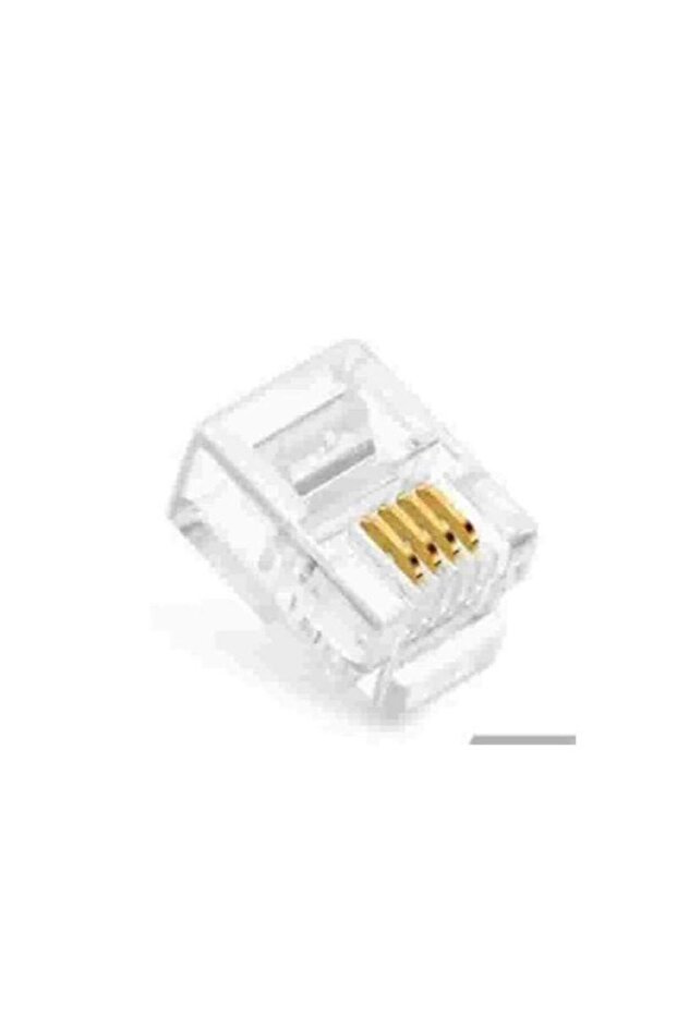 100 قطعة موصل cat3 cat3 جاك rj11 رأس cat 3