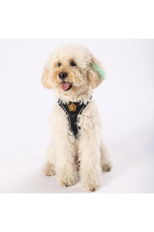 Black Air-mesh Chest Collar Cat Dog Chest Collar