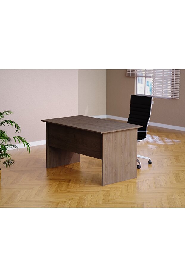 MP1 140x80 Writing Table Without Drawers - Brown