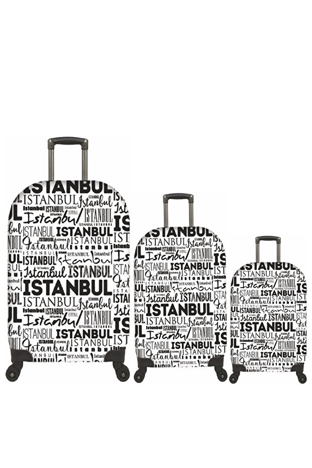 (My#79 Istanbul) LUGGAGE COVER SET FOR CABIN SIZE, MEDIUM AND LARGE.