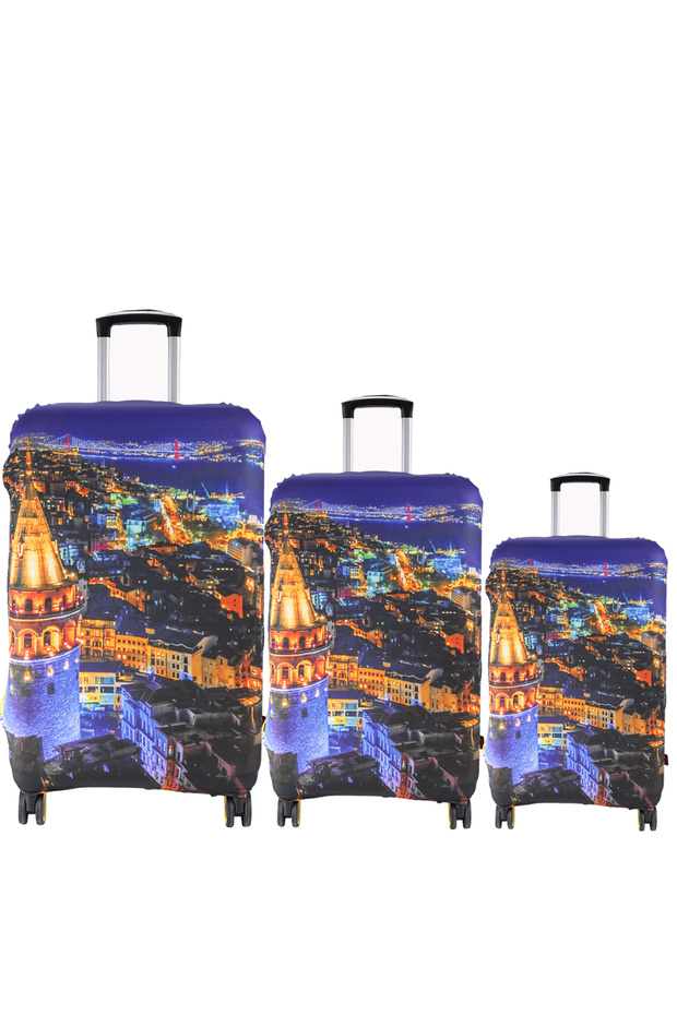My Saracye Suitcase - Large, Medium and Cabin Size Cover Set, 56 Galata Bird Look
