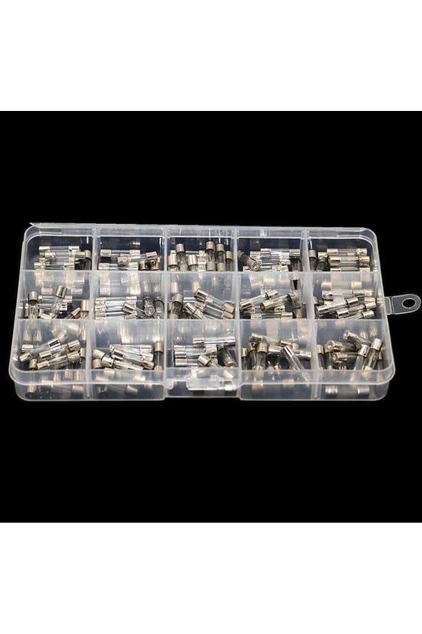 Cam Sigorta Seti 5x20 mm 150 Adet 15 Çeşit 250v Şeffaf Çantada - 6