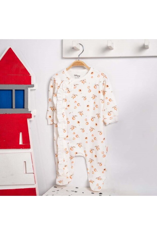 Baby Apricot Theme Baby Jumpsuit with Booties 2455040