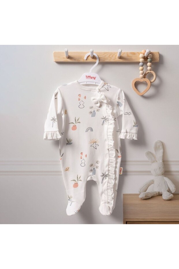 Baby Sunny Garden Baby Jumpsuit with Booties 2410040