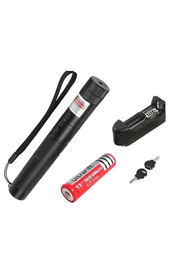 Şarjlı Yeşil Lazer Yakıcı Pointer 15 Km lazer 1000 mv (4462) - 5