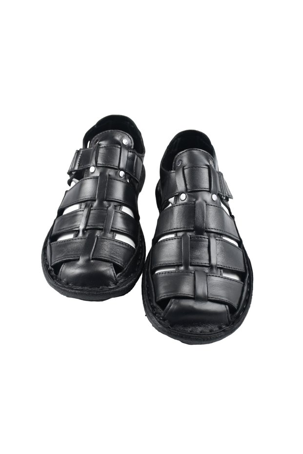 Sia Bag - Genuine Leather, Comfortable, Orthopedic Sole, Velcro, Breathable Feet and Both Slippers and Sandals