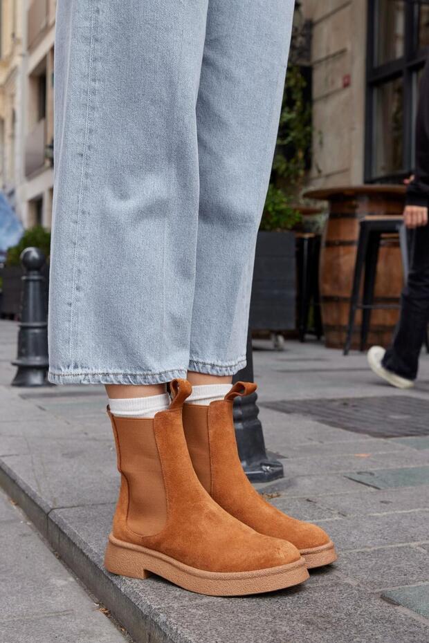 Amy Taba Hakiki Süet Kadın Bot - 5