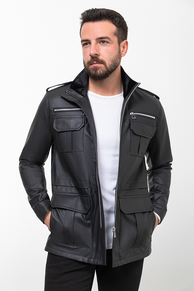 TRENCH HAKİM YAKA - 1