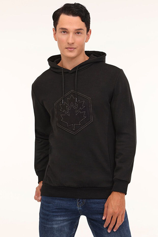 4w,ml Grass 17urb2013 4pr Erkek Sweat A101889492 Sıyah - 1