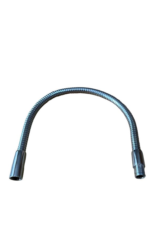 Metal Spiral Hortum (30cm-8mm) Krom Kaplama Masa lambası Aplik vb için (M10) - 2