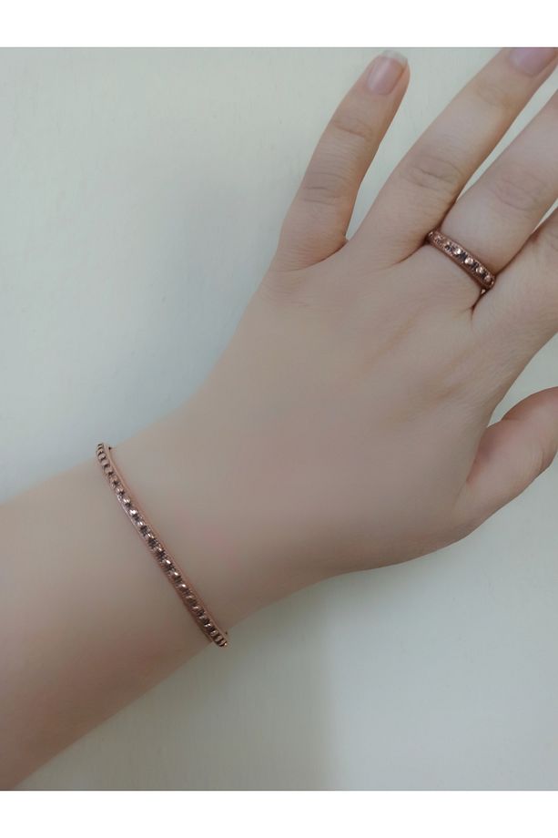 Saf Bakır Kadın Nokta Güverse Bakır Mini Set - 4