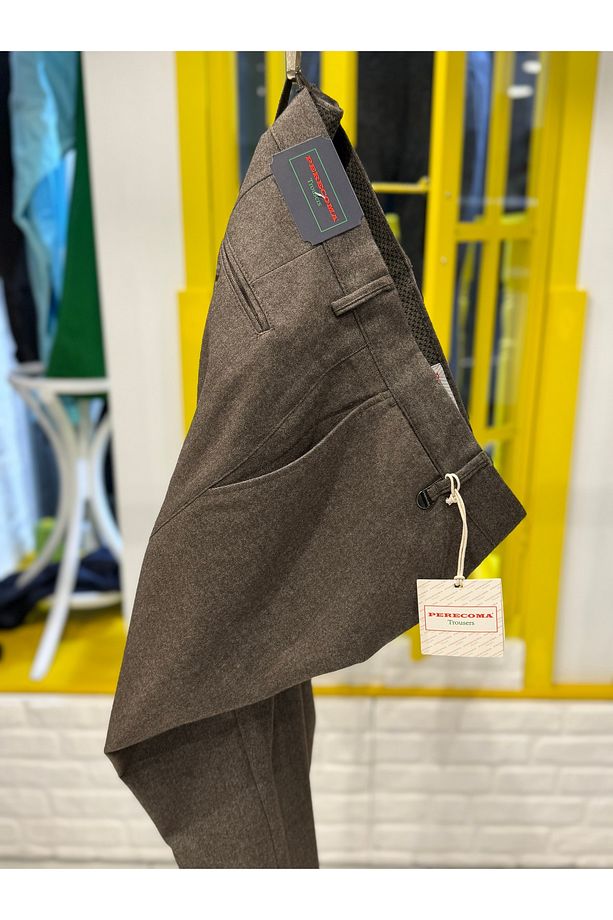 Kışlık Yün Klasik Pantolon - 2
