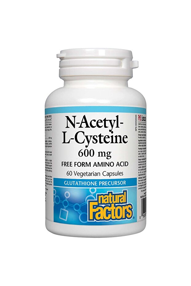 N-Acetyl L-Cysteine, 600 mg, 60 Veggie Capsules