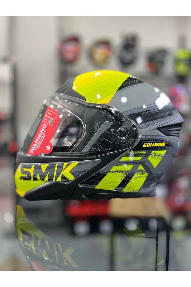 Gullwing Tourleader Çene Açılır Kask Gri Sarı - 3
