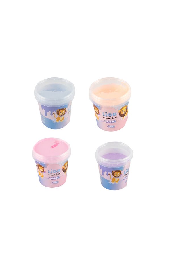 Slime Slaym Hazır Özel formullü 4*200 Gr Pastel Renk - 1
