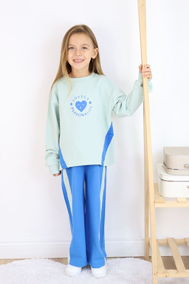 Kız Çocuk İspanyol Paça Basic Takım - 2