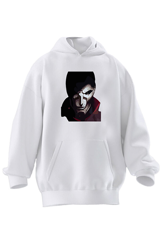 Unisex Cotton White Jhin Lol Adc Printed 3 Thread Hooded Sweatshirt