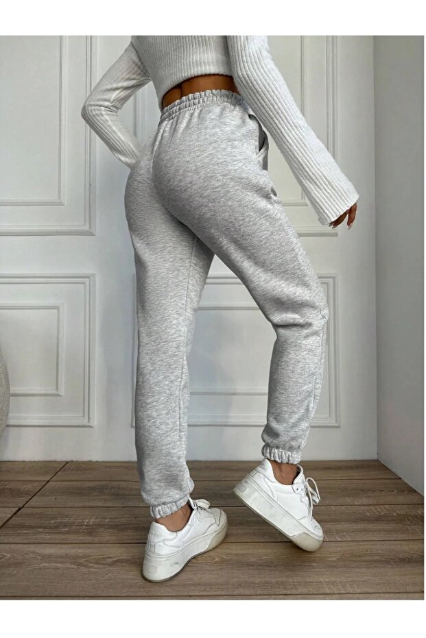 بنطال رياضي مطاطي ذو خيطين - 2