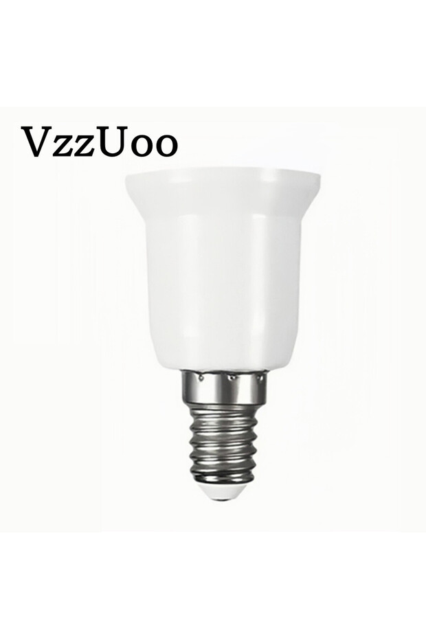 VzzUoo E14 To E27 Adapter Conversion Sket Fireproof Plastic Converter High Quality Material Sket ...