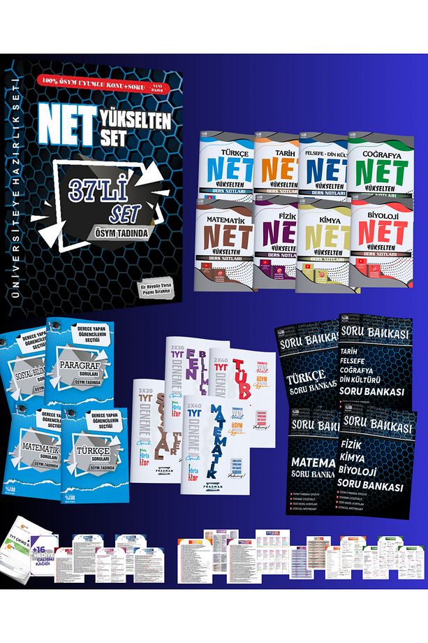 Net Yükselten 37 Li Tyt Seti / Hazırlıkta En Iyi Ürün - 1
