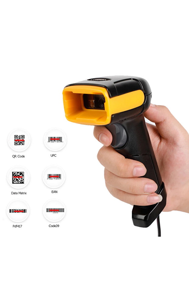 1d  2d Wired Code Scanner or  Wireless Handheld qr Reader or Bluetooth Barcode Scanner Portable R... - 3