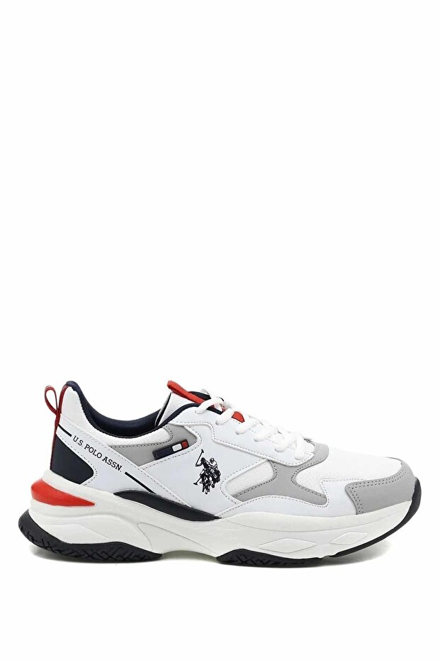 U.S.Polo Assn Solidar 4Pr White Comfort Casual Anatomic Sports Shoes