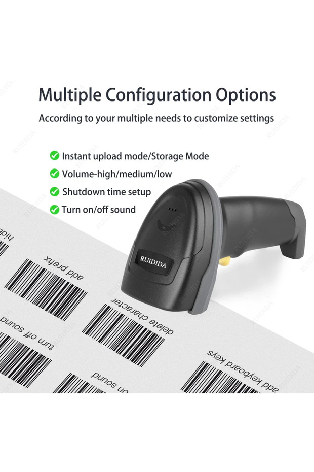 Scanner 2d Wireless with charging base qr Scanner Bluetooth Barcode Reader Code Bar Scanner Handh... - 7