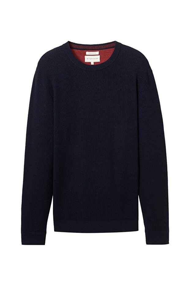 Pullover Strickpullover R-Ausschnitt - 2