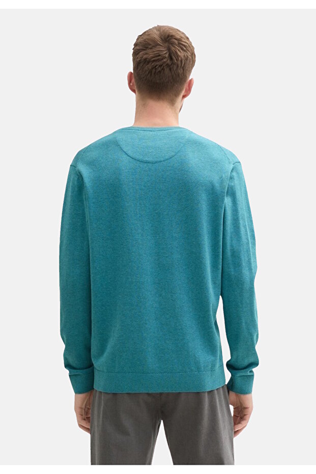 Pullover Strickpullover V-Ausschnitt - 4