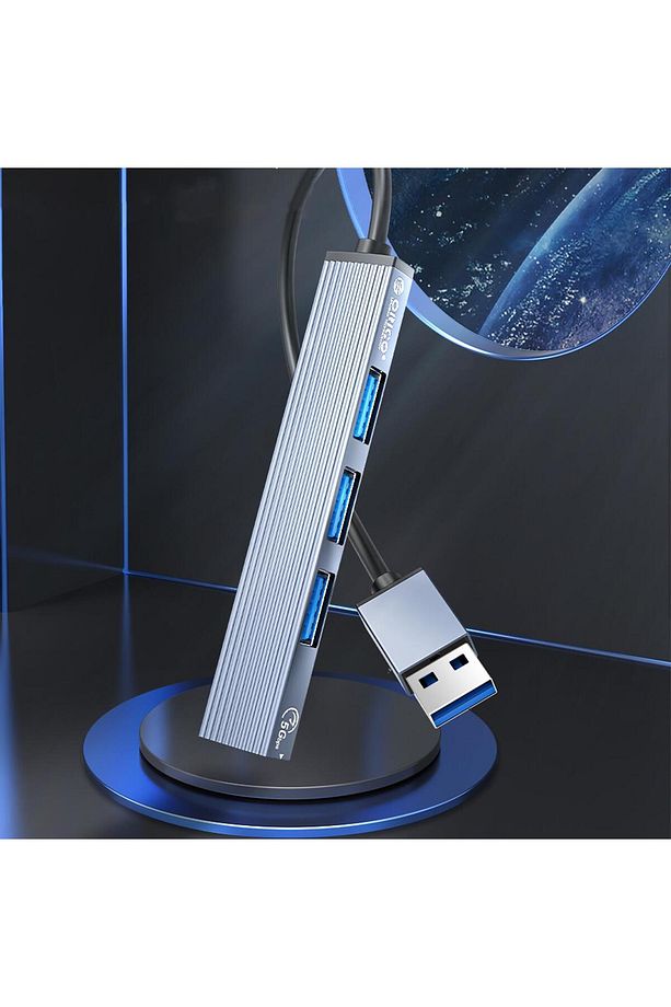 Usb-a To Usb 3.0 Alüminyum Alaşım 4 Portlu Çoklayıcı Hub - 4