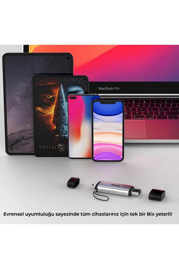 Adp-11 Type-c Ve Usb 3.2 Sd Ve Micro Sd Otg Hafıza Kartı Okuyucu - 8