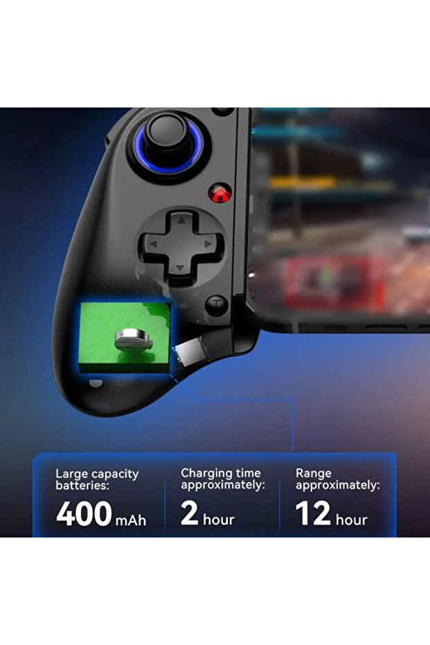 D11 Mobile Phone Stretching Game Controller Bluetooth Stretching Cooling Game Controller Gamepad ... - 4