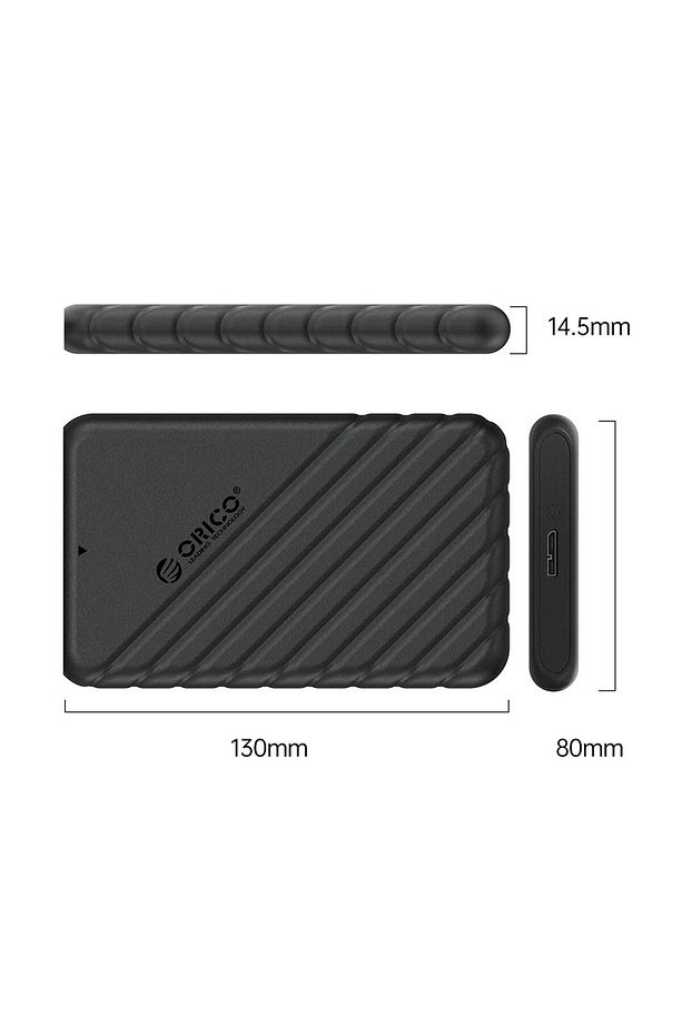 SRT USB 3.0 Micro B 2.5” inch SATA SSD Hard Disk Kutusu Siyah FxYM 1126906 - 3