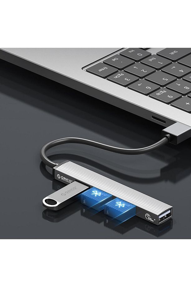 Usb-a To Usb 3.0 Alüminyum Alaşım 4 Portlu Çoklayıcı Hub - 3