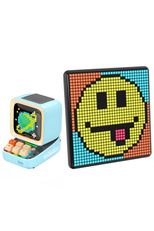 Ditoo Pro Mavi Bluetooth Hoparlör Ve Pixoo Max Led Ekran Seti - 1