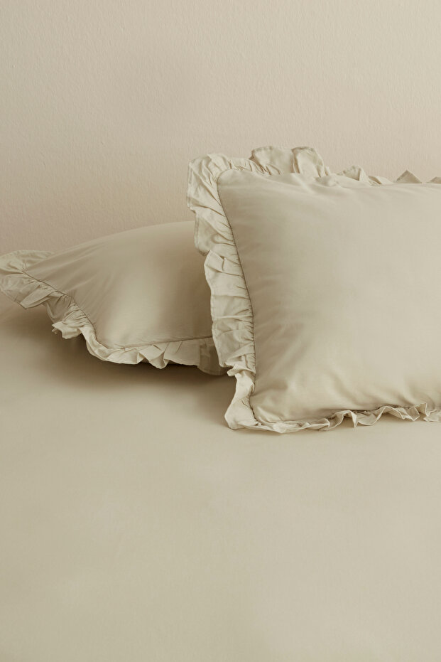 Basic 2'li Yastık Kılıfı Adaçayı - 1