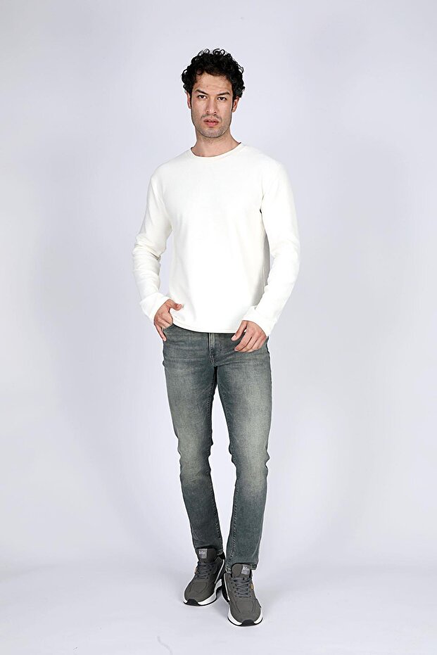 Jack Regular Waist Slim Fit Slim Leg Green Men's Jean Trousers