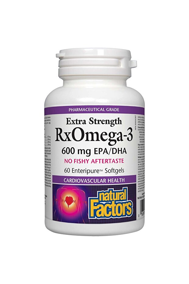 Extra Strength RxOmega-3, 600 mg, 60 Softgels